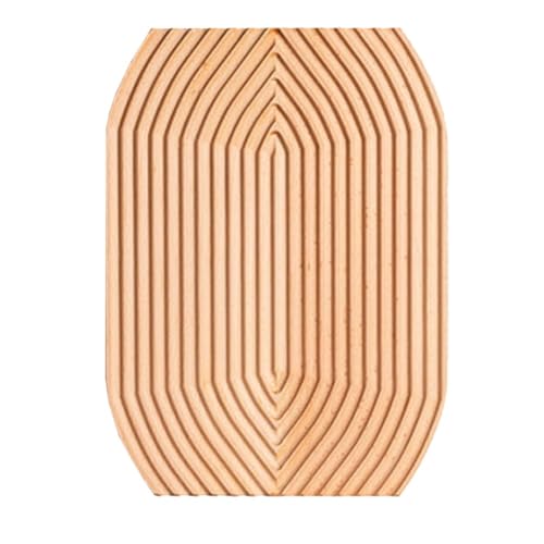 Lawnoval Bandeja de madera de haya con acabado liso para cortar pan, café y pasteles, rectangular, 39 x 14,8 cm