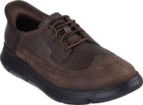 Skechers - Mens Garza - Rubio Slip On Shoes, Color Cocoa, Size: 11 M US