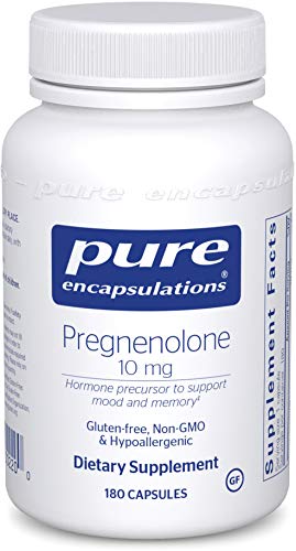 Pure Encapsulations - Pregnenolone 10 mg - Hormone Precursor to Support The Immune System, Mood and Memory - 180 Capsules