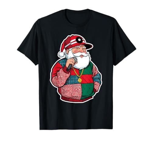 Photo de Hip Hop Santa Street Style Clause Fresh Rapper Onbeat Battle T-Shirt