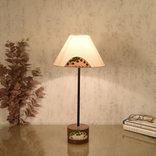 Image of AAKRITI ART CREATIONS Bazaar Soul Handcrafted Modern Lamp for Living Room Decoration | Lamp for Living Room Decoration | Aesthetic Home Decor | Indian Handicraft | Handcrafted Home Decor Gift