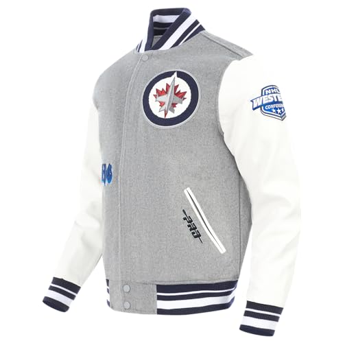 Image of Pro Standard Mens NHL Old English Varsity Jacket