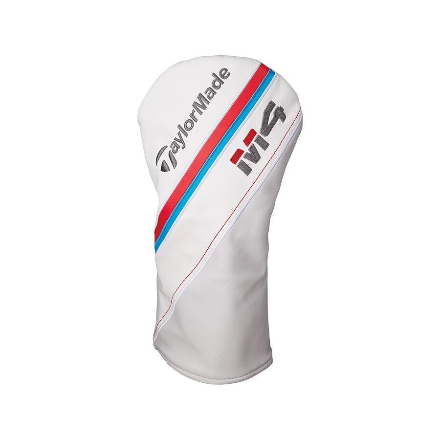 Amazon.com : TaylorMade M4 Driver Headcover, White/Red/Blue