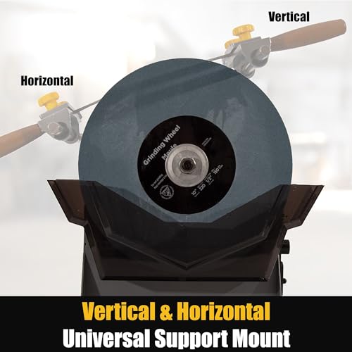 Image of 10 Inch Variable Speed Wet Sharpening System, 90-160RPM Wet Bench Grinder, Two Direction Water Cooled Wet /Dry Sharpening System for knife, Chisel, Scissor, Woodworking Tools