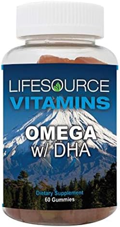 Miniatura 3 de LifeSource Vitamins Omega 3,6,9 con DHA - 60 gomitas - 100% a base de plantas - Vegetariano - Niños, adolescentes y adultos