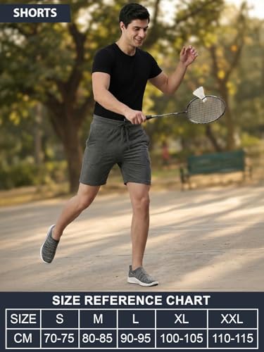 Image of Lux Cozi Men's Cotton Regular Fit Solid Shorts with Side Pockets | Shorts for Men | Pack of 1