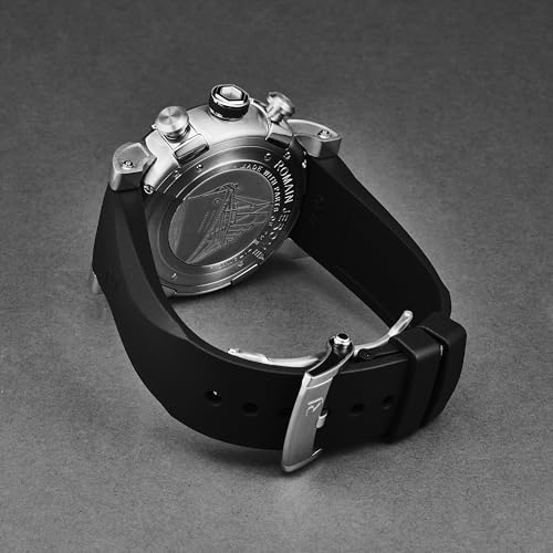 Romain Jerome Men's 'Titanic-DNA Chronograph Green Dial Black Rubber Strap Automatic Watch RJ.TI.CH.601.10 - Image 3