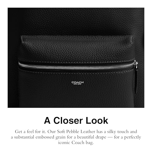 Coach Men's Ridgewood Backpack, Black, Medium4