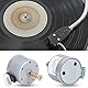 Vbestlife Plattenspieler Motor,Phonograph Motor Schallplattenspieler Schallplattenspieler Ersatzmotor 6-12V 2000-4000 RPM Musikinstrumentenzubehör Zubehör Für Musikinstrumente
