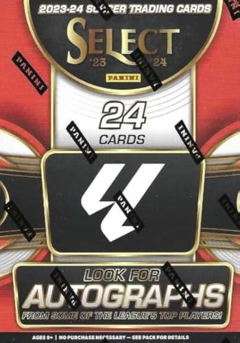 2023/24 Panini Select La Liga Soccer (Football) Blaster Box - Look for Autographs and Memorabilia Cards - 24 Trading Cards