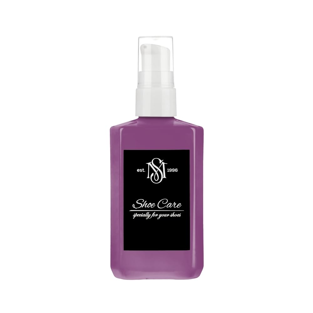 Baume pour cuir chaussure maroquinerie raviveur teinte prune 100ml