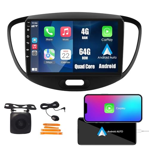 Wostoke Car CarPlay Android Auto Navigation Stereo GPS Radio Reverse Camera Display 9