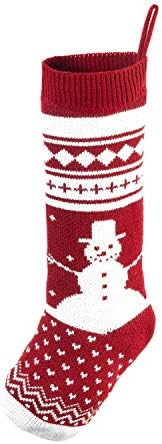 6 Pack 45cm Knit Christmas Stockings, Large Rustic Yarn Xmas Stockings for Family Holiday Decorations