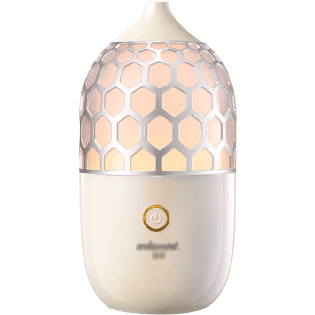 Diffuseur d'huiles essentielles créatif, Aide au Sommeil pour humidificateur 90 ML, Pas de Coupure d'eau, Protection Contre la surchauffe, lumière respiratoire Claire et Sombre