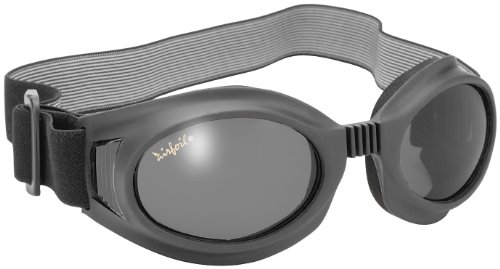 Pacific Coast Sunglasses Airfoil Polarized 7600 Series Goggles, Distinct Name: Black/Smoke Lens, Gender: Mens/Unisex, Primary Color: Black 7617