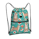 Photo Gallery oudrspo shiba inu and sushi novità cani zaino con coulisse borsa con coulisse zaino con cerniera sport palestra viaggi yoga sackpack per uomo donna Photo Gallery oudrspo shiba inu and sushi novità cani zaino con coulisse borsa con coulisse zaino con cerniera sport palestra viaggi yoga sackpack per uomo donna