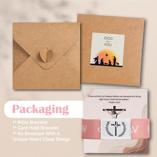 Bible verse bracelets Christian Bracelet Bible Verse Wristbands With NFC music Inspirational Daily Bible Verse Bracelets for Women Men Teens Valentine Gifts For Him and Her3