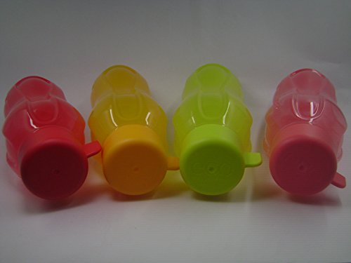 Image of Tupperware Aquasafe Plastic Bottle Set, 310ml, Set of 4, Assorted