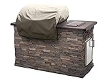 Covermates Built–in Grill Cover – Water Resistant, Cinching Drawcord, Grill and Heating-Khaki