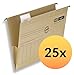 Produktbild ELBA 100081040 Hängetasche vertic ULTIMATE 25er Pack aus Recycling-Karton für DIN A4 seitlich geschlossen braun Blauer Engel ideal für die lose Blatt-Ablage im Büro und der Behörde