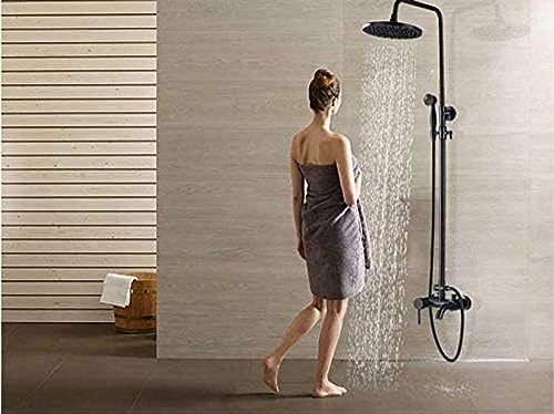Robinet de douche colonne de pluie 8" et douchette à main multi-jets - 5