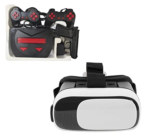 Exxelo Super 8 bit Tv Video Game Console with 2 Game Controllers 1 Laser Gun Unlimited Fun for Kids, Virtual Reality 3D Headset Glasses Adjustable Screen with Headband (2 Year Warranty) [Video Game] (B0B98R29ZQ) Amazon Price History, Amazon Price Tracker