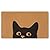 UINI Door Mat Outdoor Indoor Welcome Mats, Cute Cat Front Doormat, Non Slip Durable Entrance Rugs for Front Door, Inside Outside Entry, Porch, Resist Dirt, 17" x 30", Easy to Clean