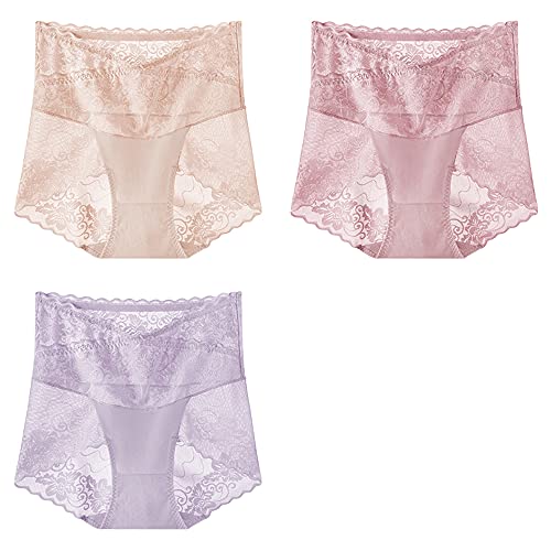 Culottes hipster taille haute WENJUN en dentelle pour un maintien invisible