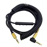 FyVqmeMvj 4,2 Fuß 130 cm 3,5 mm Stecker auf 3,5 mm Stecker Audio-Ersatz, kompatibel mit Marshall Major II und Marshall Monitor-Kopfhörern