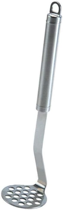 Stainless Steel Potato Masher Broad Pusher Plate Smooth Mashed Potatoes Garlic Mud Vegetable Fruit Tools Press Crusher