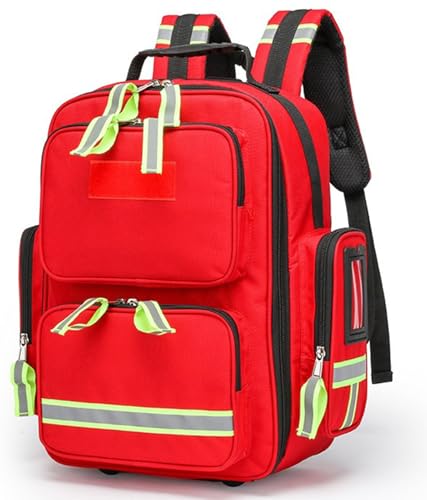 Bolsa De Primeros Auxilios para Emergencias EMS, Mochila De Primeros Auxilios, Médica Bolsa Primeros Auxilios Bolsa Táctica Compacta Botiquín para Camping, Senderismo, Hogar, Excursiones C