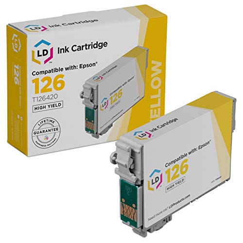 LD Remanufactured Ink Cartridge Replacement for Epson 126 T126420 High Yield (Yellow) New Hampshire 