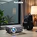 [Electric Focus/Auto Keystone] Projector with WiFi and Bluetooth, Native 1080P 4K Supported,FUDONI Outdoor Movie Projector for Home Theater UP to 300