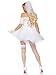 Leg Avenue Women's Blushing Bride Costume, White/White, Small/Medium