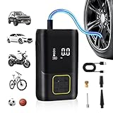 AOHEWEI Tragbarer Luftkompressor, 6000mAh 150PSI Elektrische Luftpumpe mit...