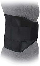 حزام تقويم الفقرات القطنية لومبو لايت من ادفانسد اورثوبيدكس، مقاس 2 اكس لارج 2XL (66 سم - 81 سم)، لون أسود