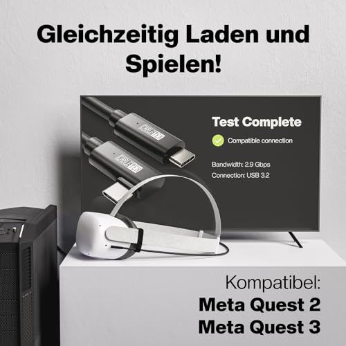Oculus Link Kabel Cabletex 5m für Meta Quest 3 und Oculus Quest 2