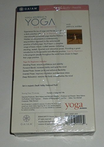 Yoga Journal's Yoga for Beginners with Patricia... 6301475917 Book Cover