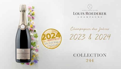 Louis Roederer Champagne Collection Twinpack 245 in Geschenkpackung Brut Champagner (2 x 0.75 l)