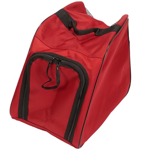 Sac à bottes anti-odeur rouge pour transporter des chaussures sales sans salir