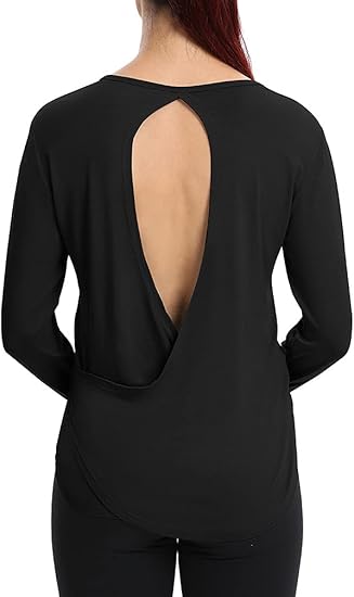 open back yoga sweater