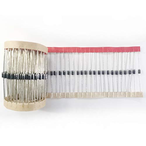 Todiys New 200Pcs for IN5819 IN4148 IN4007 IN5399 FR107 FR207 IN5408 DO-41 Diode