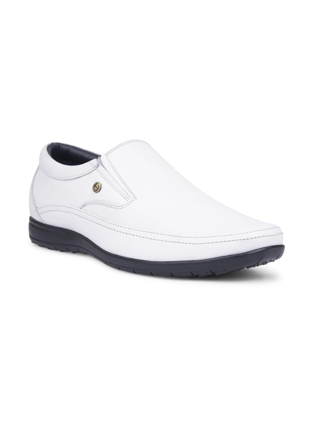 Liberty Men Formal Mocassion/Loafer with Softy Leather Upper|PU Sole Non-Lacing Shoes for Men | Loafer Shoes for Men | Mocassion Formal Shoes for Men (9 UK - White) (B0D1CN6X7Q) Amazon Price History, Amazon Price Tracker