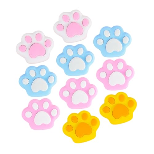 ZUNOXAZ 10 Borradores De Pata De Gato Borrador Compacto Borrador Con Forma De Pata De Gato Borrador Para Estudiantes Decoración De Pata De Gato Borrador Lindo Accesorios De Oficina