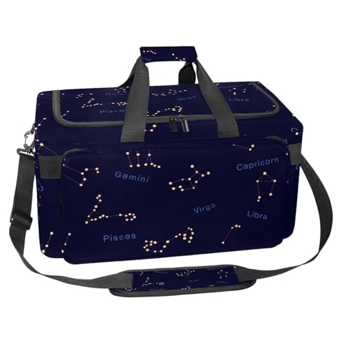 Sac de sport 30L à motifs pattes de chien | Organisateur de voyage multicolore