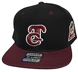 Tomateros de Culiacan 2 Logos Small Logo a lado hat Black Maroon Snapback