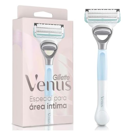 Gillette Venus Especial Para Área Íntima Aparelho de Depilação Recarregável com Barra Anti-irritação, Depilação Femenina íntima