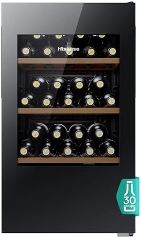 Hisense MWC4894GF – Cave à Vin 30 Bouteilles, Monotemperature, Vi...