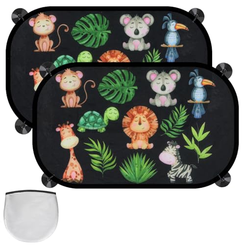 wokdsbl 2 Stück Sonnenschutz Auto Baby mit UV Schutz,51x31cm Auto...
