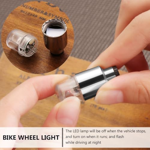 Luces para ruedas de bicicleta LED multicolor impermeables para ciclismo de montaña 4